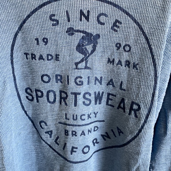 Lucky brand long sleeve blue - Picture 3 of 3